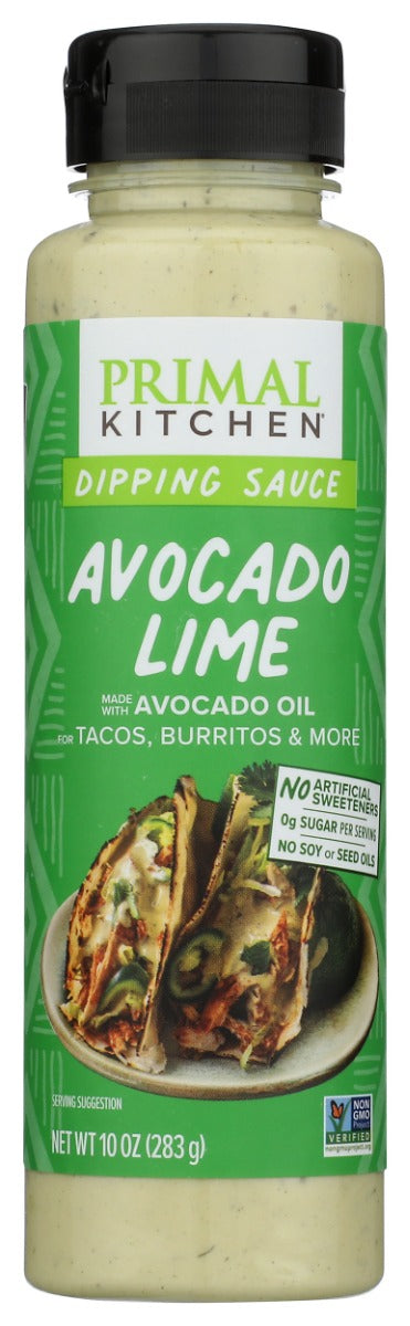 PRIMAL KITCHEN: Avocado Lime Dipping Sauce, 10 oz
