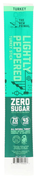 All-natural turkey and the flavors you love from garlic, onion, ginger, and paprika packed into a tasty and portable snack with 7 grams of protein and just 45 calories in each stick