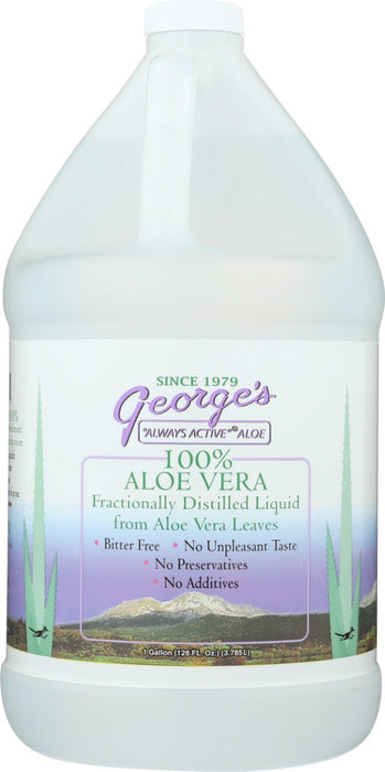 George's aloe, aloe vera distillate-drinkable is a high quality liquid specifically formulated to promote overall health and wellness. Made with natural ingredients, this pure beverage helps to boost your overall vitality.