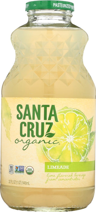 Santa Cruz Organic Limeade is bursting with the refreshingly citrusy taste of limes and lemons. Not only is every sip of this limeade delicious, but it's also gluten-free, USDA Organic, and Non-GMO Project Verified. Enjoy a glass of Santa Cruz Organic Limeade on its own for the perfect start to your day or blend it with lemonade or a margarita base for an extra blast of citrus flavor.