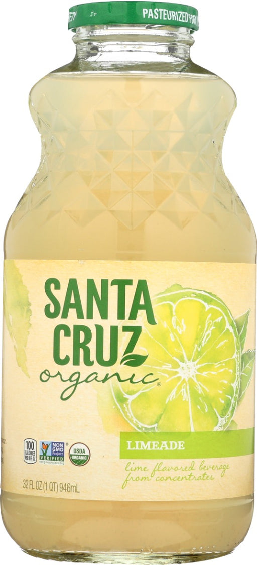 Santa Cruz Organic Limeade is bursting with the refreshingly citrusy taste of limes and lemons. Not only is every sip of this limeade delicious, but it's also gluten-free, USDA Organic, and Non-GMO Project Verified. Enjoy a glass of Santa Cruz Organic Limeade on its own for the perfect start to your day or blend it with lemonade or a margarita base for an extra blast of citrus flavor.