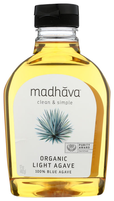MADHAVA: Organic Light Agave, 17 oz