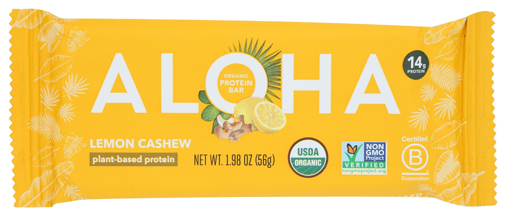 ALOHA: Lemon Cashew Protein Bar, 1.98 oz