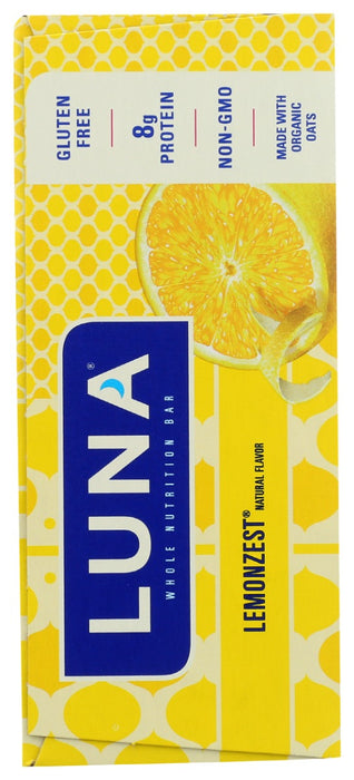 LUNA: LemonZest Bar, 10.14 oz