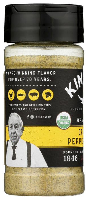 KINDERS: Lemon Pepper Seasoning, 3.5 oz