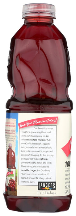 LANGERS: Cranberry Plus Juice, 64 fo