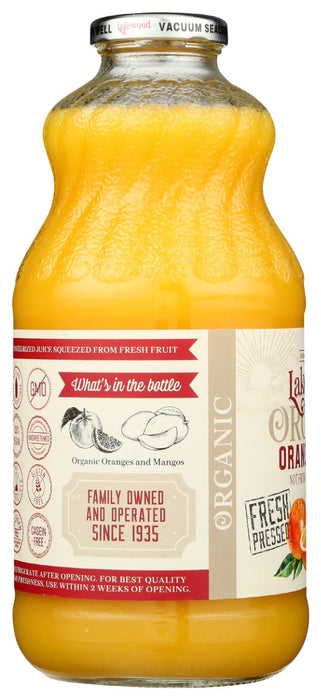 LAKEWOOD: Organic Orange and Mango Blend, 32 fo
