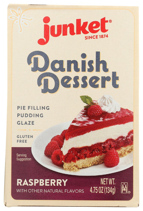 JUNKET: Dessert Raspberry Mix, 4.75 oz