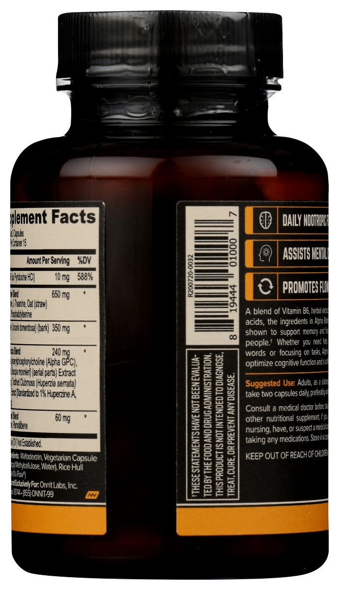 ONNIT: Alpha Brain Capsule, 30 cp