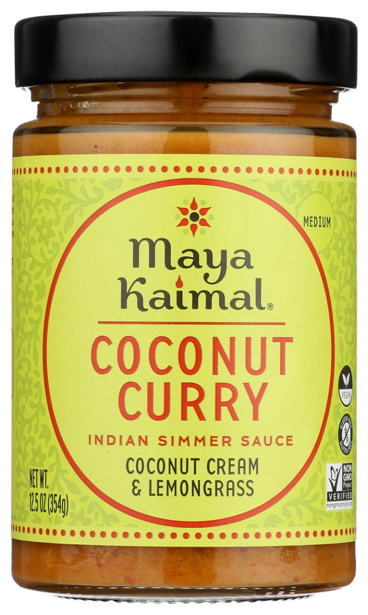 MAYA KAIMAL: Coconut Curry Indian Simmer Sauce, 12.5 oz