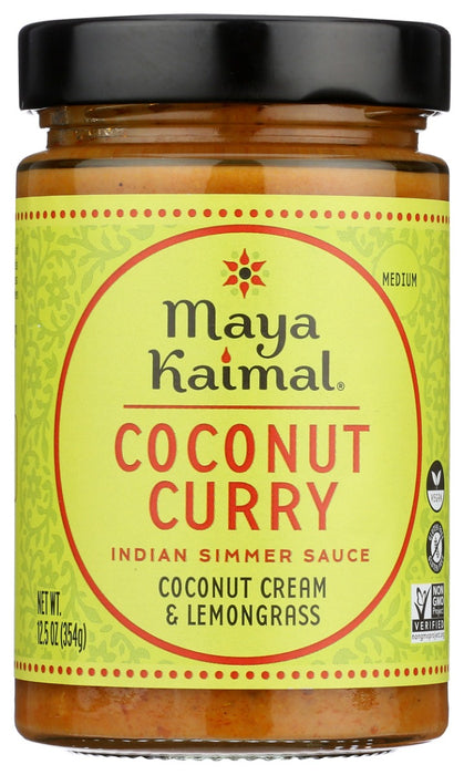 MAYA KAIMAL: Coconut Curry Indian Simmer Sauce, 12.5 oz