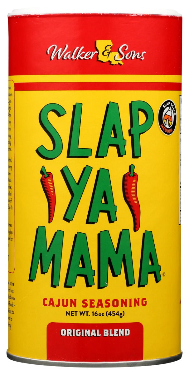 Slap Ya Mama Original Blend Cajun Seasoning is a great mixture of spices that can be used on any dish. Not too spicy and full of flavor, everyone will love how it enhances their food!