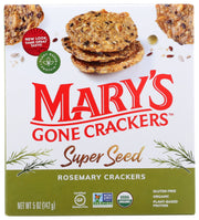 
Putting a topping on our Super Seed Rosemary Crackers may seem superfluously silly”until you take a bite of one paired with smoked gouda or roasted garlic aioli.

