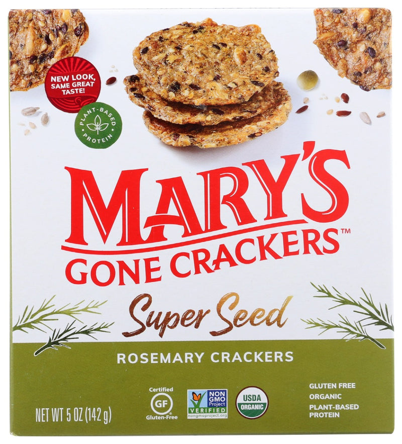 
Putting a topping on our Super Seed Rosemary Crackers may seem superfluously silly”until you take a bite of one paired with smoked gouda or roasted garlic aioli.

