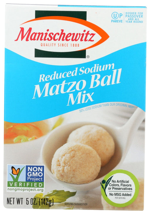 MANISCHEWITZ: Reduced Sodium Matzo Ball Mix, 5 oz
