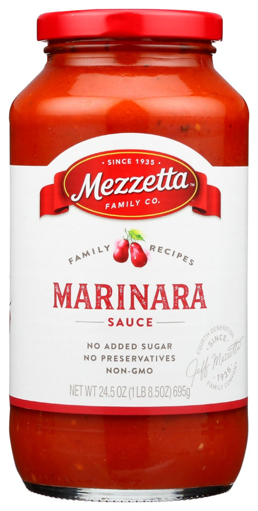 Four core ingredients, endless possibilities. Our Family Recipes Marinara Sauce is made with sweet plum tomatoes, then slowly simmered with fresh onions, garlic and basil - just the way Nonna liked it. Served with love - and garlic bread.