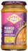 PATAKS: Mango Curry Simmer Sauce, 15 oz