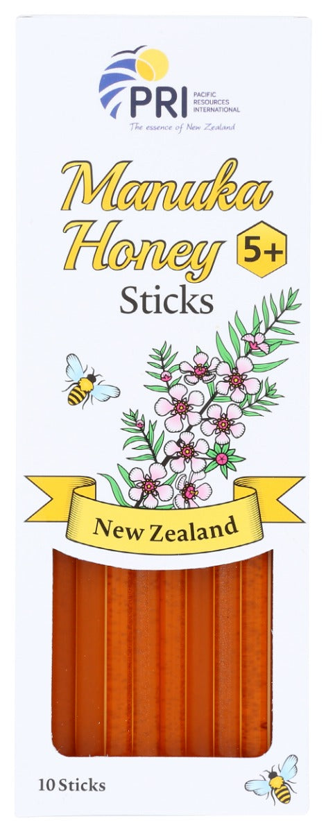 PRI: Manuka Honey Sticks, 10 pk