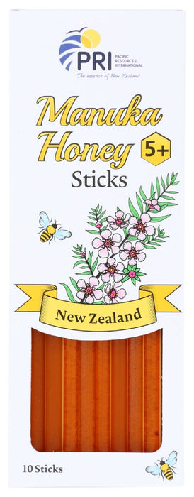 PRI: Manuka Honey Sticks, 10 pk