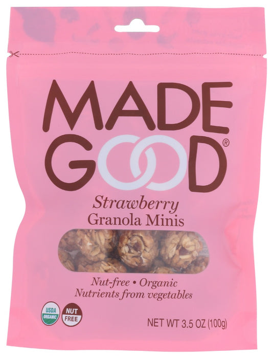 MADEGOOD: Strawberry Granola Minis, 3.5 oz