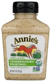 Annie's Horseradish Mustard is carefully crafted with gluten free ingredients
