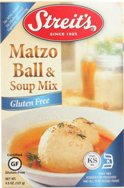 STREITS: Matzo Ball and Soup Mix Gluten Free, 4.5 oz