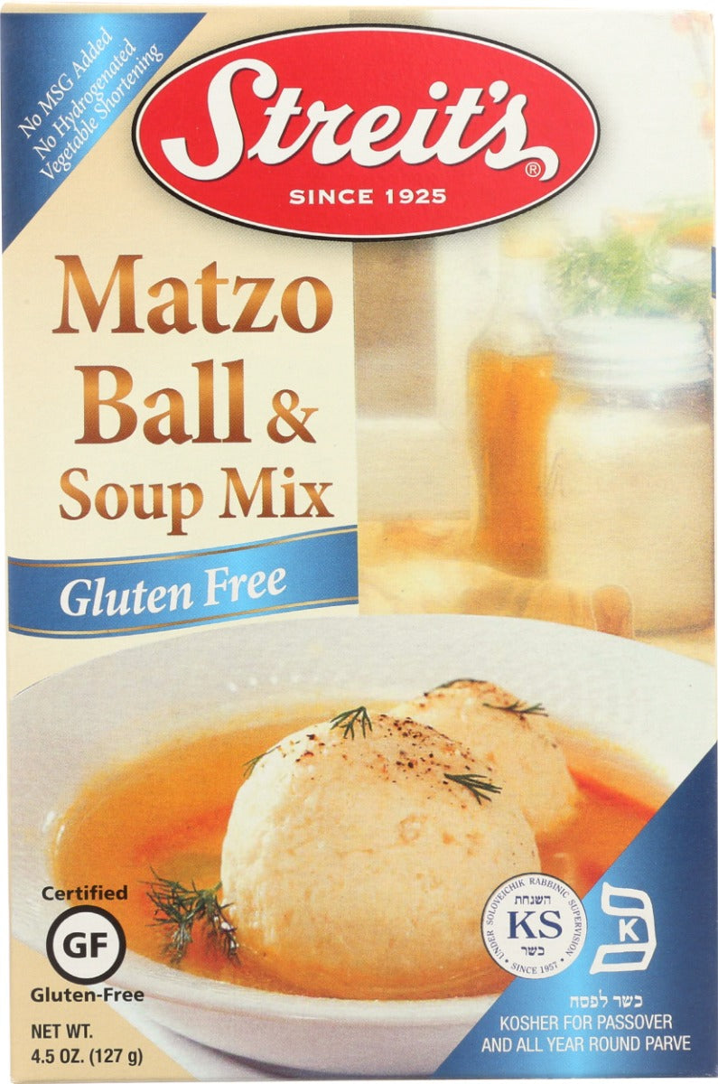 STREITS: Matzo Ball and Soup Mix Gluten Free, 4.5 oz