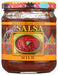 This mild salsa is full of flavor from sweet, organic, vine-ripened tomatoes, peppers, onions and a squeeze of lime juice.