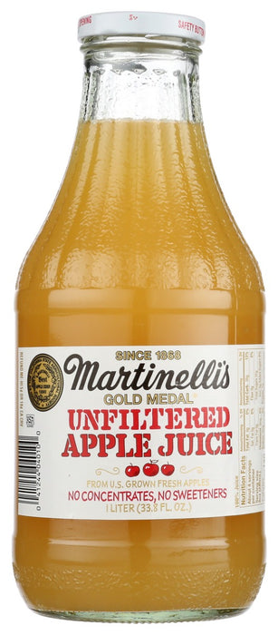MARTINELLI: Unfiltered Apple Juice, 33.8 fo