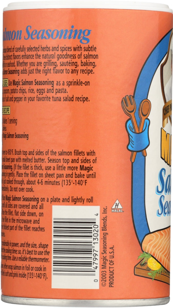 MAGIC SEASONING BLENDS: Salmon Seasoning, 7 oz