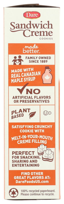 DARE: Sandwich Creme Maple Cookies, 10.6 oz