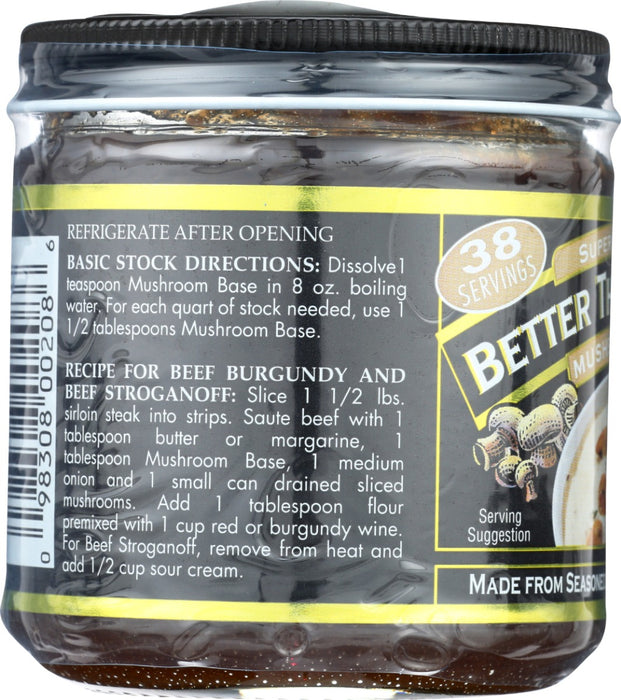 BETTER THAN BOUILLON: Mushroom Base, 8 oz