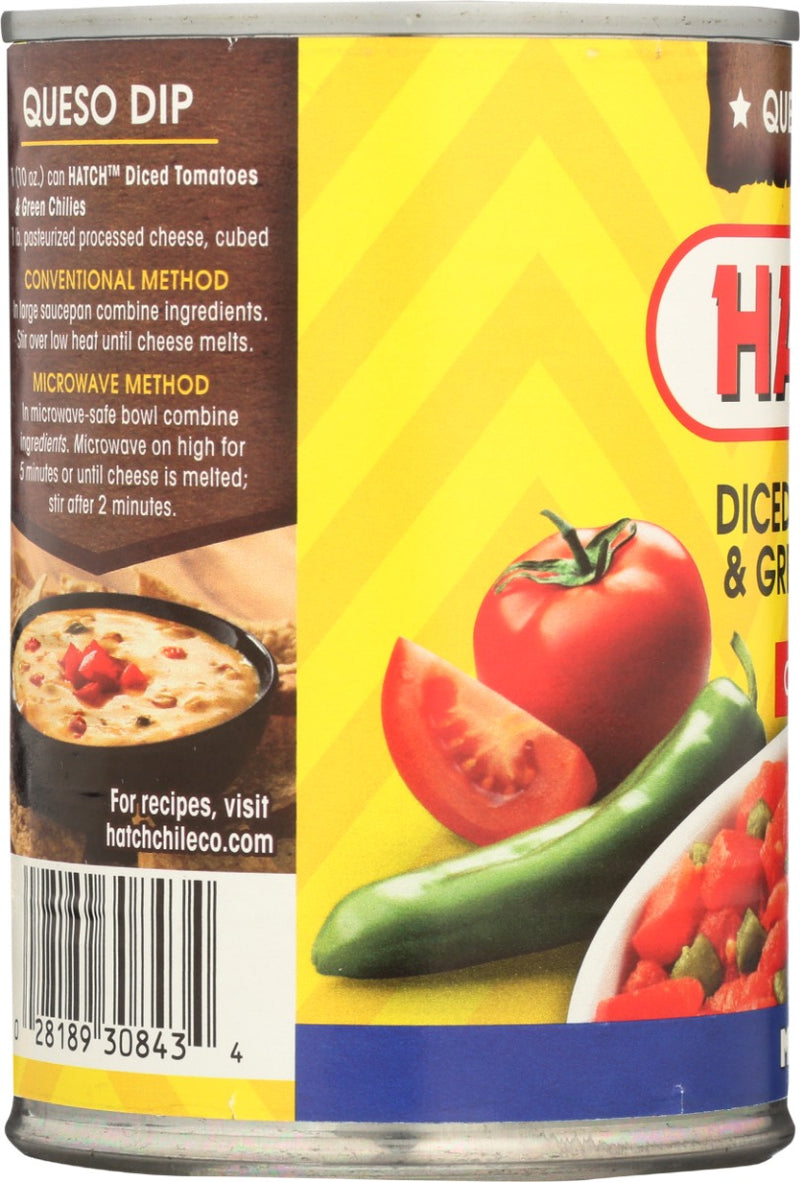 HATCH: Diced Tomatoes and Green Chilies, 10 oz