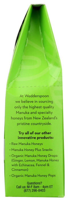 WEDDERSPOON: Organic Manuka Honey Drops Eucalyptus, 4 oz