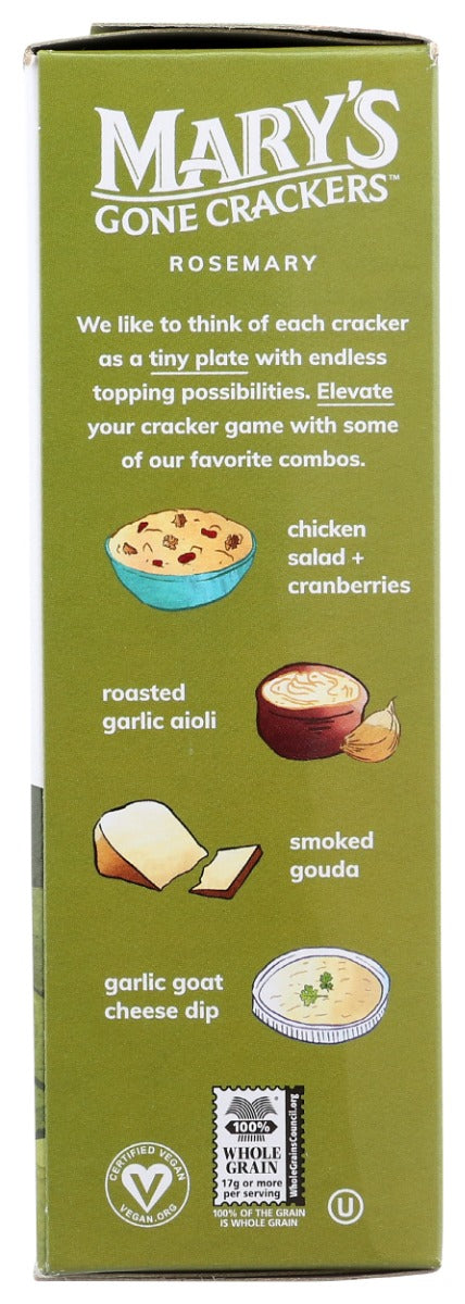 MARYS GONE CRACKERS: Super Seed Rosemary Crackers, 5 oz