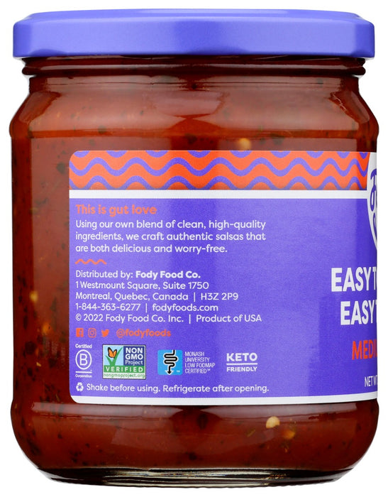 FODY FOOD CO: Medium Salsa, 16 oz