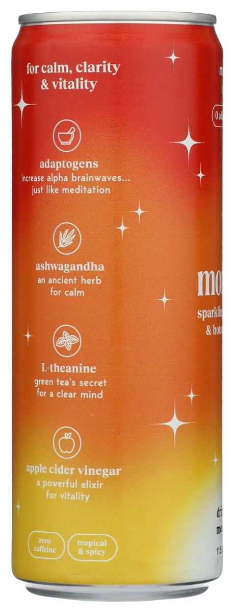 MOMENT: Mango Chili Botanical Soda, 11.5 fo