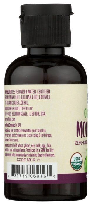 NOW: Organic Monk Fruit Liquid, 2 fo