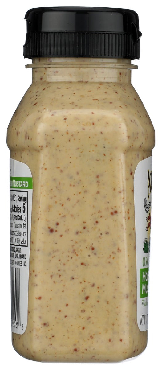 ANNIES HOMEGROWN: Organic Horseradish Mustard, 9 oz