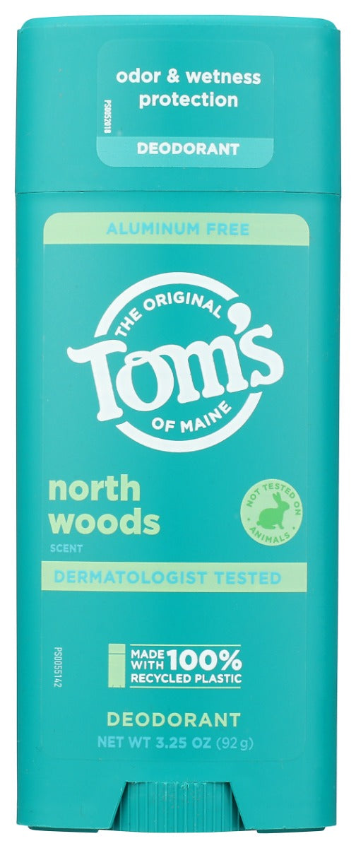TOMS OF MAINE: North Woods Deodorant Stick, 3.25 oz
