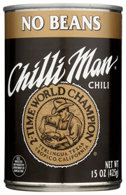 CHILLI MAN: No Beans Chili, 15 oz
