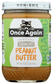 Deliciously crunchy, certified organic peanut butter made by roasting and grinding blanched, dry roasted peanuts until they are wonderfully creamy. We then add our crunchies.
Contains peanuts with a hint of salt to bring out the exquisitely roasted flavor. Unsweetened.
Our peanuts are ethically sourced from Nicaragua, Argentina and the USA
USDA Organic, Non-GMO, Gluten free, Vegan, and Kosher Certified. No added preservatives.
Packaged in recyclable glass jars for minimal waste.