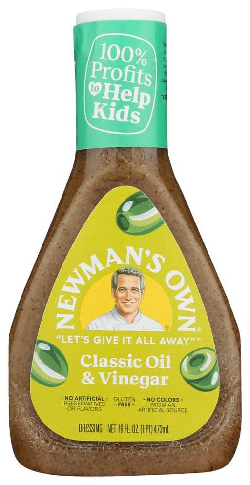 Inspired by the O.G. of vinaigrettes, Newman's Own Classic Oil &amp; Vinegar marries the acidic and oil in a tried-and-true blend that gives the subtle hint your greens are looking for. This great tasting dressing is also gluten free with no artificial preservatives, flavors, or colors from an artificial source.