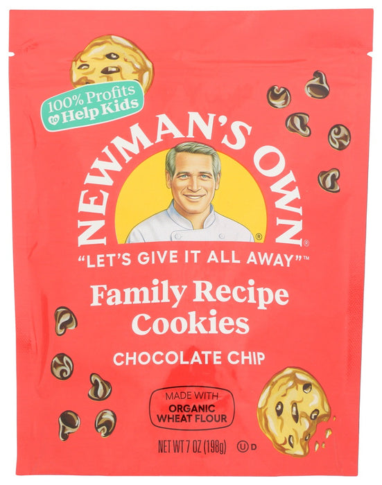 NEWMANS OWN: Chocolate Chip Family Recipe Cookies, 7 oz