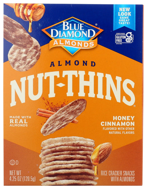 Made with Blue Diamond almonds and a rice-flour base, these crispy, crunchy gluten-free honey cinnamon crackers never skimp when it comes to flavor. Drizzled with honey and cinnamon goodness, this gluten-free snack will satisfy your cravings and sweet tooth alike!