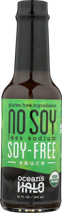 OCEANS HALO: Organic NoSoy Less Sodium Soy Free Sauce, 10 oz