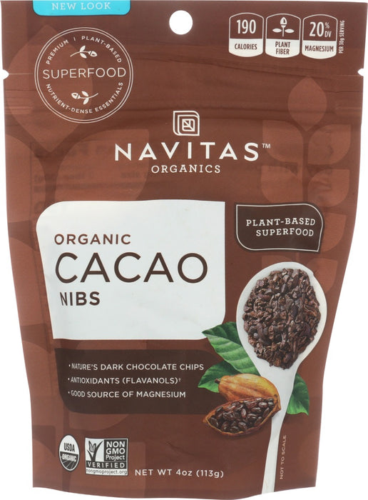 NAVITAS: Organic Cacao Nibs, 4 oz