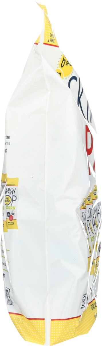SKINNY POP: White Cheddar Popped Popcorn 6Pk, 3.9 oz
