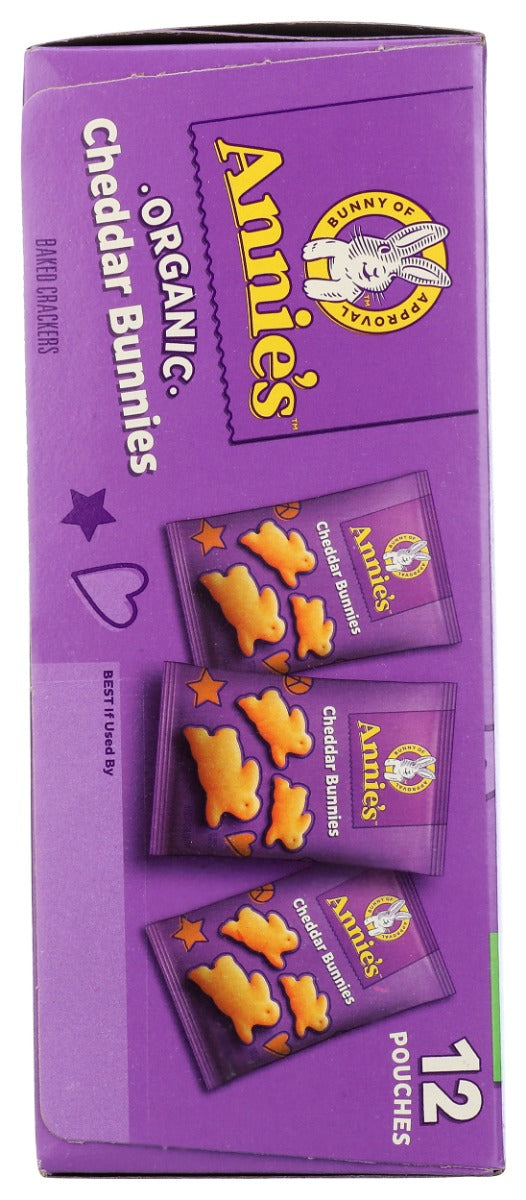ANNIES HOMEGROWN: Organic Cheddar Bunnies, 12 oz