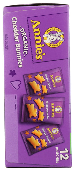 ANNIES HOMEGROWN: Organic Cheddar Bunnies, 12 oz
